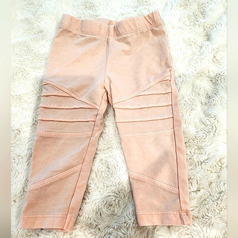 Nordstrom Tucker + Tate Baby Girl Pink Motor Leggings, Size 6M